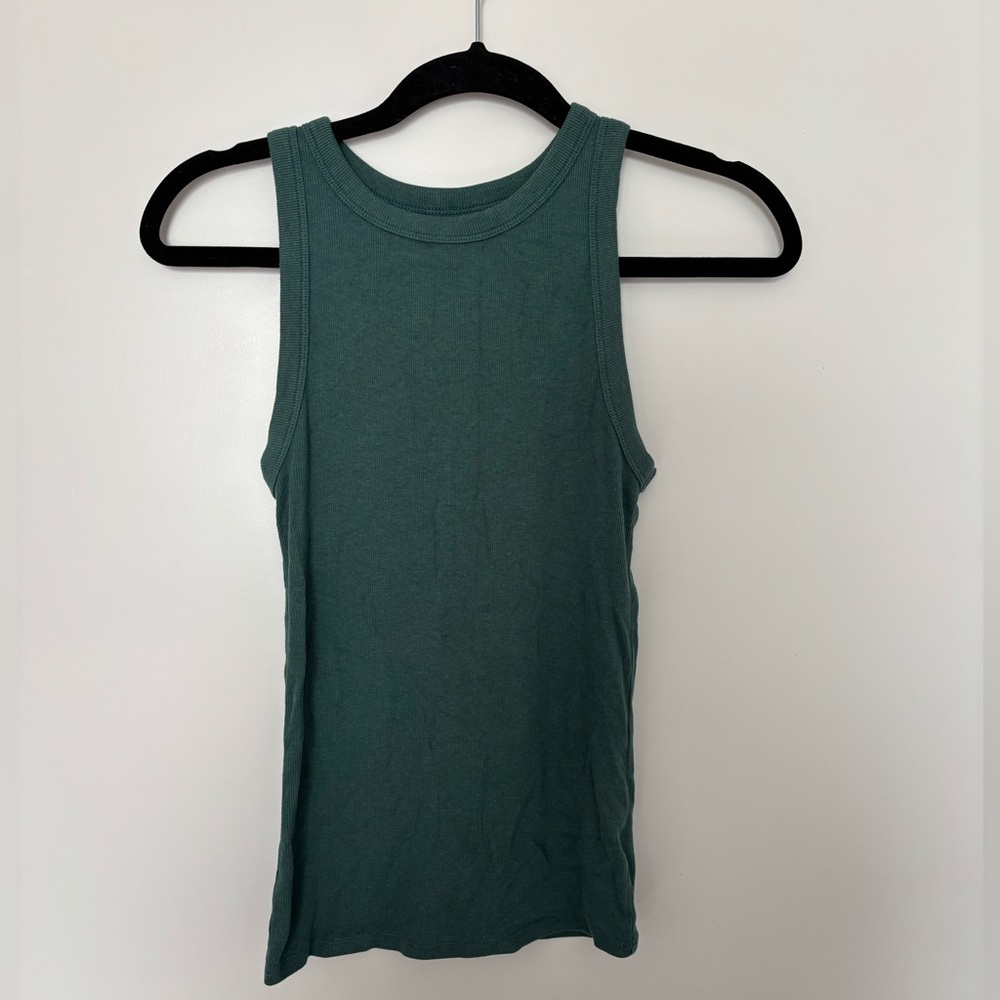 Sleeveless Teal Tank Top